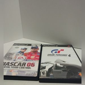 PlayStation 2 games. NASCAR 06, GRAN TURISMO 4. pre owned